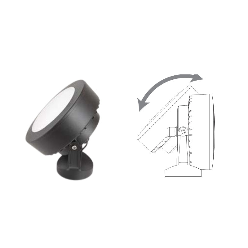 Reflector LED Con Estaca Jardín 10W De Tecnopolímeros, Uso Exterior - Wattko